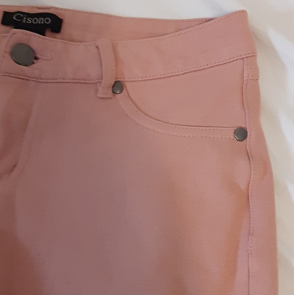 Pink Mid Cut Jeans - Picture 5 of 7